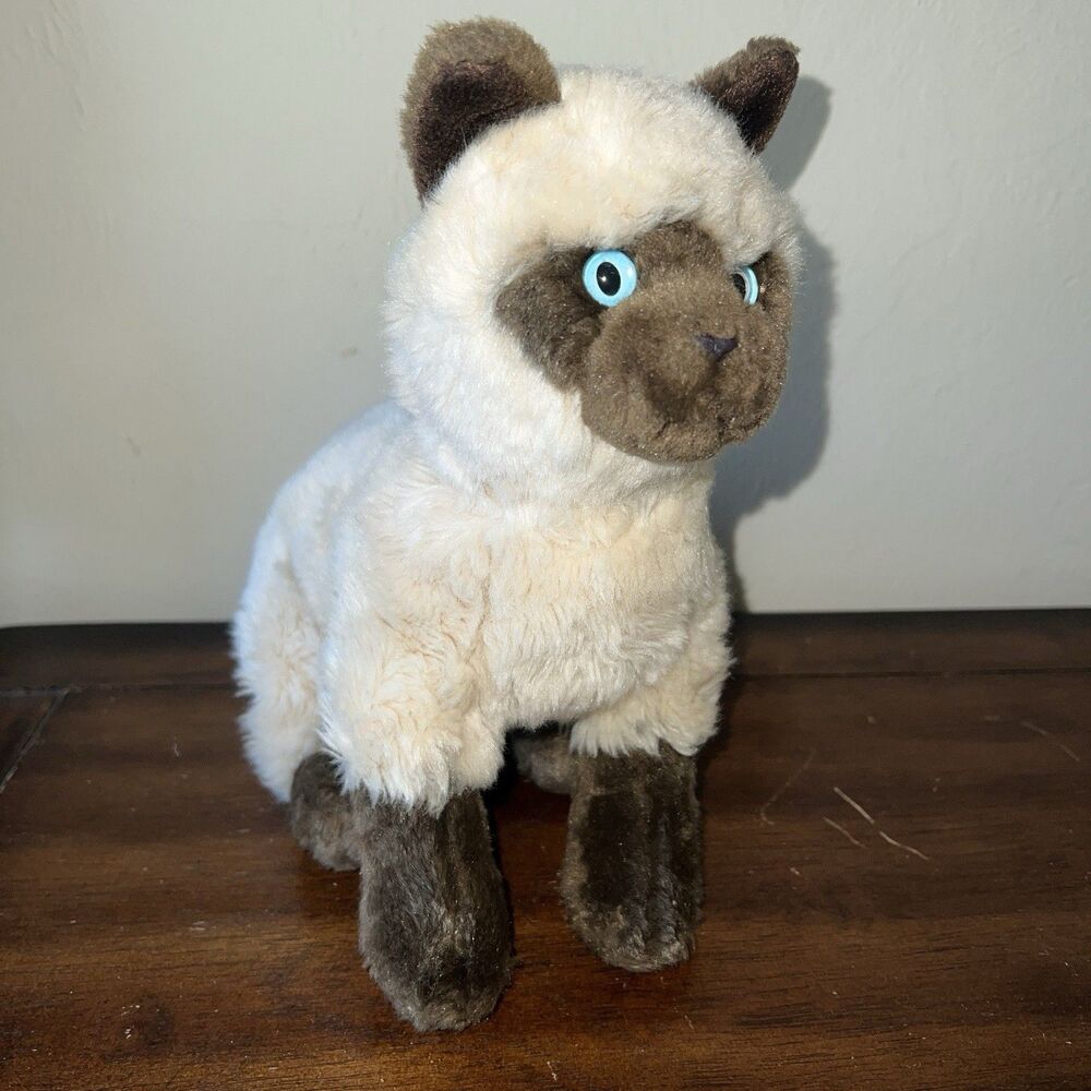 RARE Ganz Webkinz Signature Siamese Cat WKS1034 Plush Retired No Code